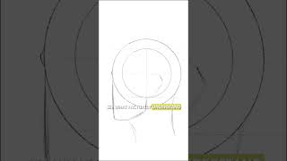 Is drawing the side view of the face hard?