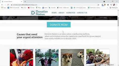 Task 1| The Spark Foundation | GRIP JUNE2021 | Payment Gateway Integration | Donation Website