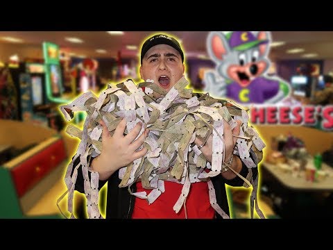 Cara Dapatkan Tiket terbatas Pada Chuck E. Cheese Arcade