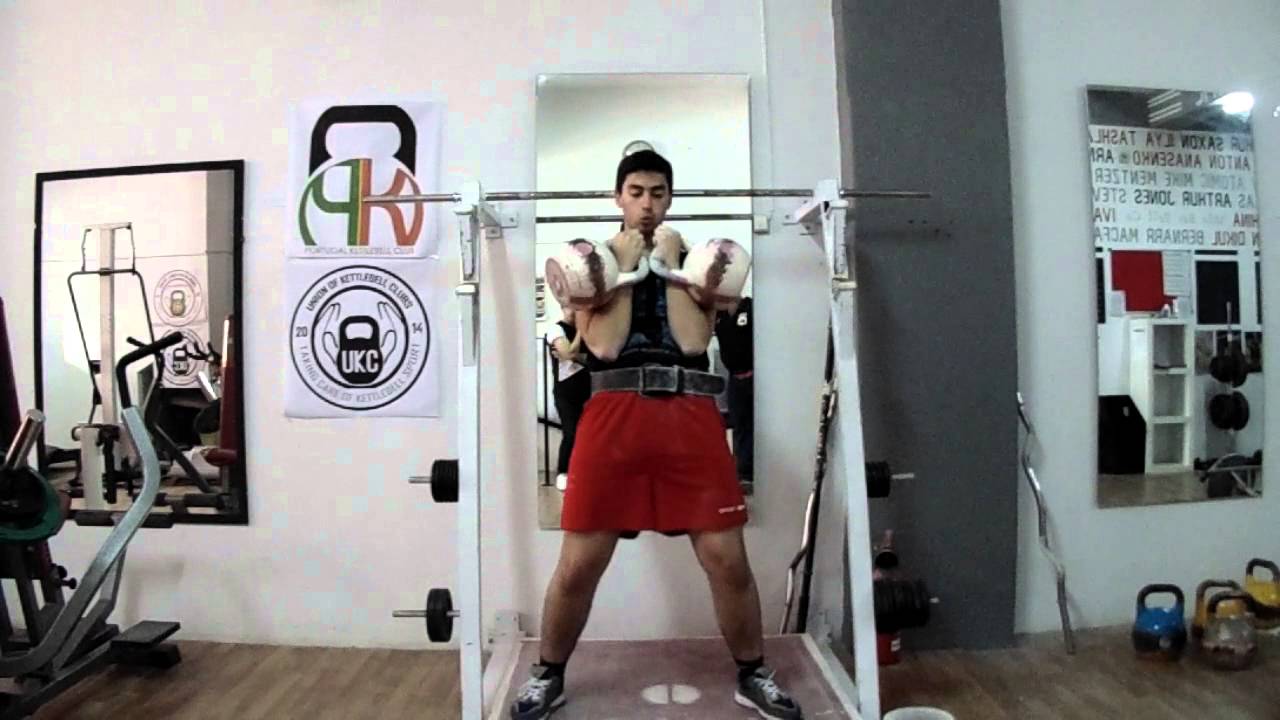 Portugal Kettlebell Club Nuno 2x12kg Jerk YouTube