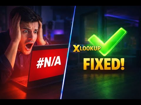 Ep 89: Why XLOOKUP Returns #N/A Error | Simple Fix Explained