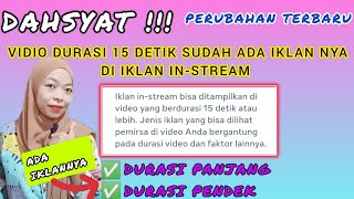 FACEBOOK TERBARU||DURASI PENDEK DI IKLAN IN-STREAM ADA IKLANNYA||FACEBOOK PROFESIONAL