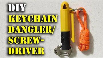 Dangler Screwdriver for Key Chains (pt 2)