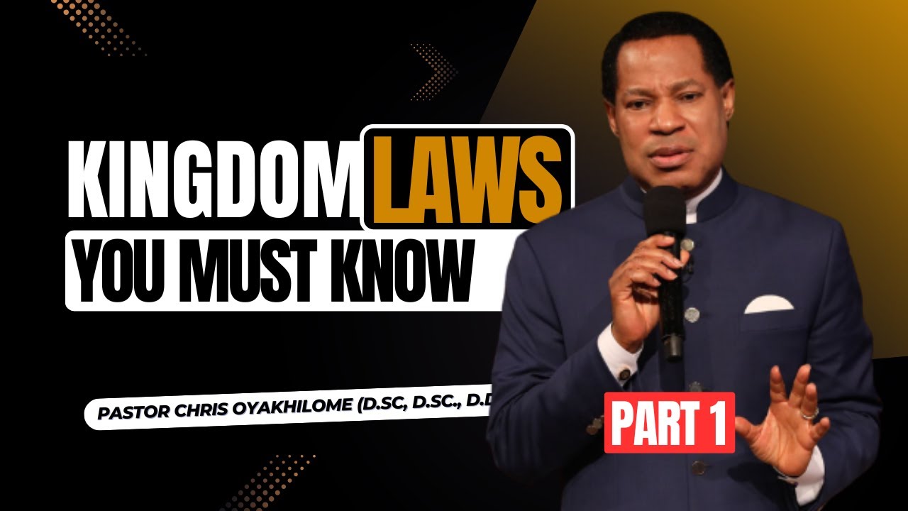 Three IMPORTANT LAWS (Part 1) | Understanding God’s Spiritual Laws – Pastor Chris Oyakhilome