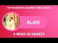 Testemunho de Casamento Restaurado - Aline