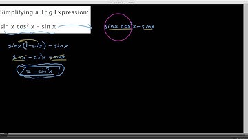 HPC 5.1.2,  Simplifying trig expressions using identities, video #1