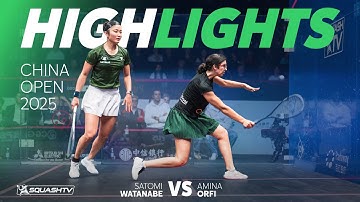 🇪🇬 Orfi v Watanabe 🇯🇵 | China Open 2025 | HOOGTEPUNTEN VAN DE LAATSTE SCHOOL