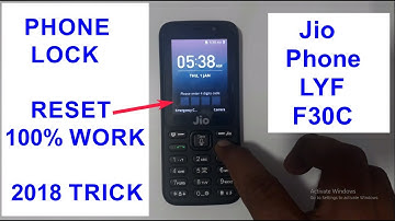 Reliance Jio Phone LYF F30C Hard Reset phone lock Pattern Lock easy work 2018