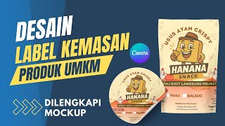 Cara Membuat Desain Label Kemasan di Canva - Produk UMKM 2025