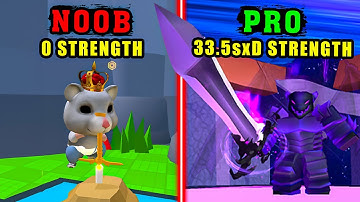 I STARTED AS A NOOB And Defeated All Bosses On Pull a Sword Simulator (Movie)