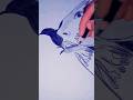 "Art Jo Dil Ko Chhoo Jaye ✨ | Creative Face &amp; Bird Drawing 🕊️✍️"