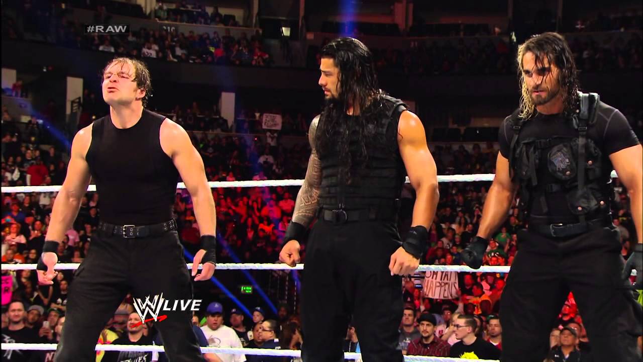 The Wyatt Family And The Shield Come Face To Face Raw Feb 17