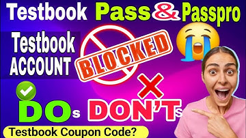 Testbook account Block Hain To Unblock kaise kare | Testbook account block | testbook coupon code