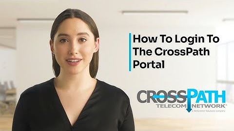 How To Log In To The CrossPath Customer Portal