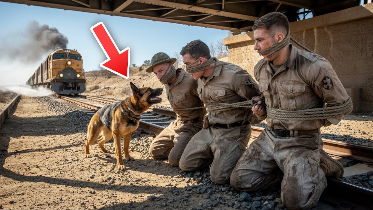 Ein Zug war Sekunden entfernt – was der Schäferhund tat, um 3 Marines zu retten, macht sprachlos.