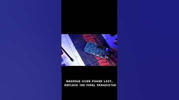 Baofeng Power Lost, Replace The Final Transistor #shorts