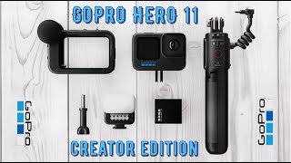GoPro HERO 11 creator edition. Экшн камера. Подробный обзор видеокамеры и аксессуаров. GoPro Quik.
