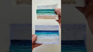 Hand or machine made details #textileart #fabricart #seaside #seashore #art #sewing