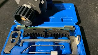 Unboxing camshaft locking tool and water pump wrench | 2008 chevy aveo