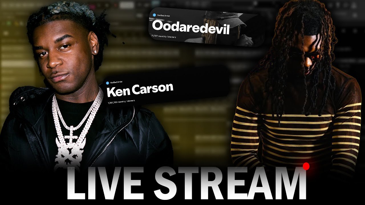 MAKING A BEAT LIVE FOR KEN CARSON AND OODAREDEVIL