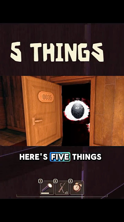 5 Things Removed from Doors!? #roblox #shorts #doors