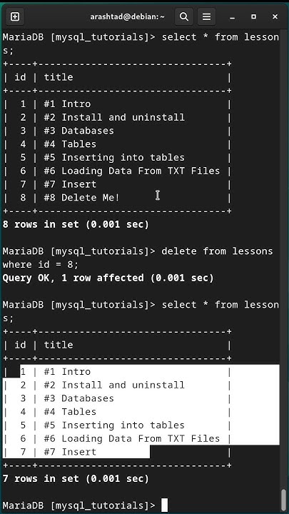 How to Set the Auto Increment Number for MySQL Table Columns #mysql # ...