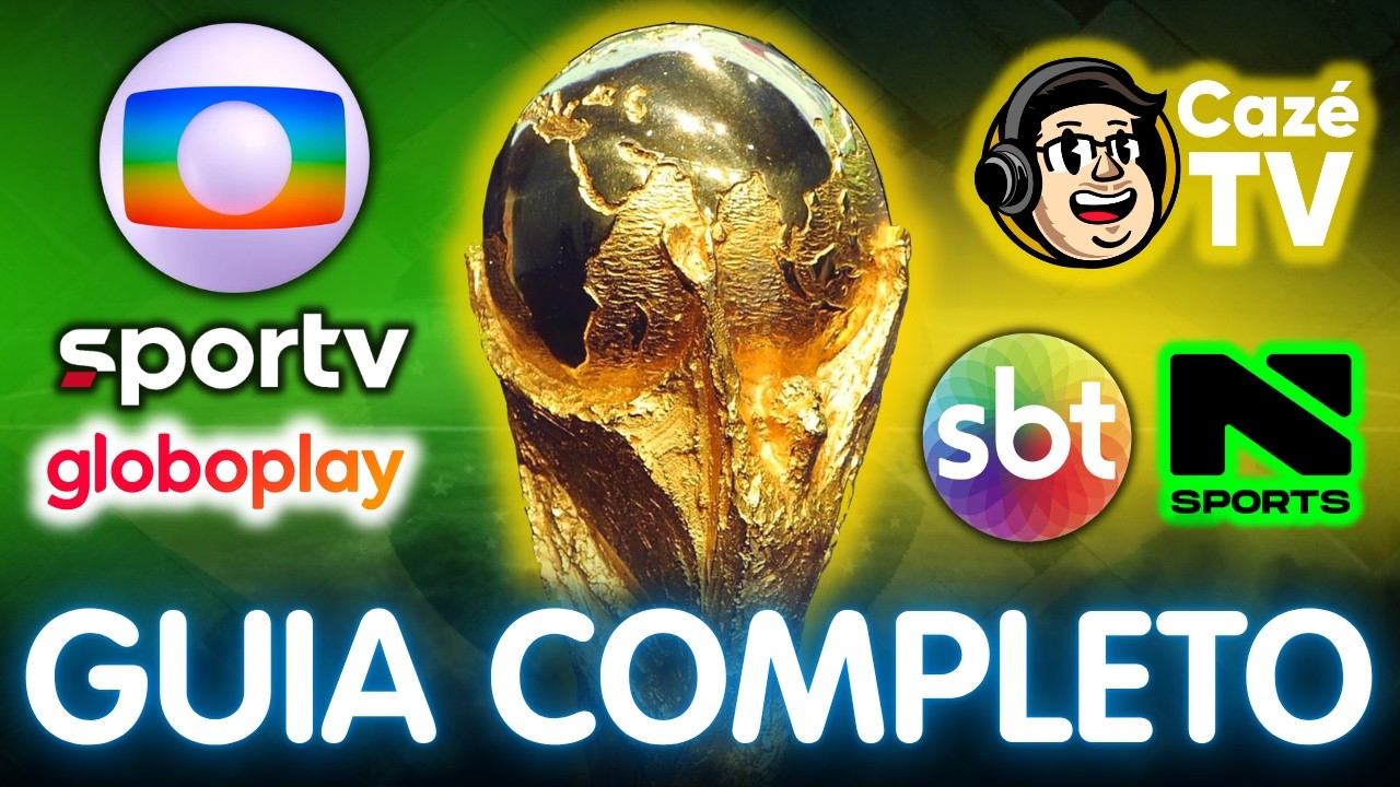 Como será a COPA DO MUNDO na TV em 2026!