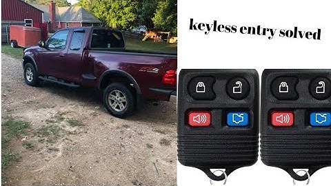 How to program a 1997 - 2008 ford f150 key fob remote. #Ford F-150 key fob remote