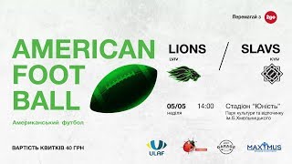 🔴LIVE| LIONS LVIV - SLAVS KYIV| AMERICAN FOOTBAL