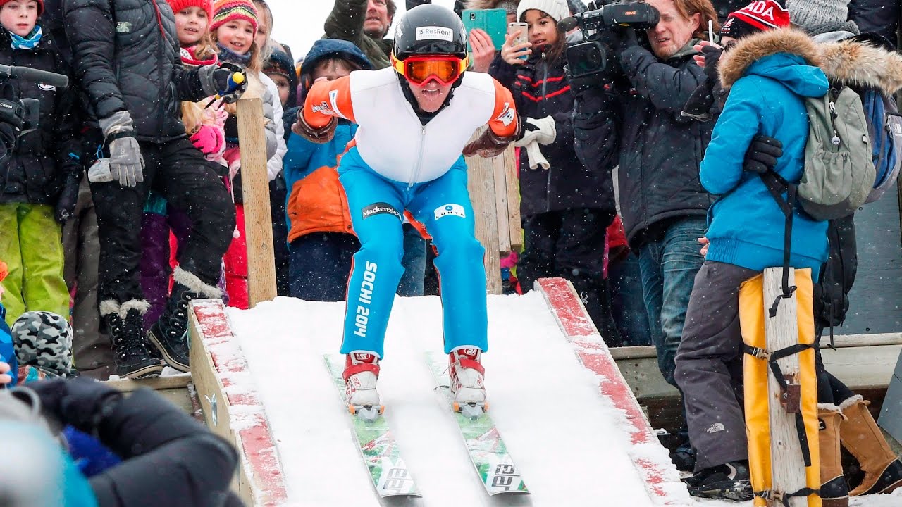 Eddie the Eagle Edwards flies again in Calgary