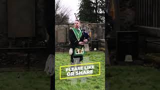 Freemasons Divine Service in Edinburgh: Bagpipe Performance #Scotland #Edinburgh #Shorts #Freemasons