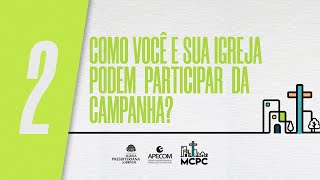 Como você e sua igreja podem participar da campanha #2