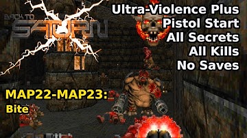 Doom II: BTSX E2 - MAP22-MAP23: Bite (Ultra-Violence Plus 100%)
