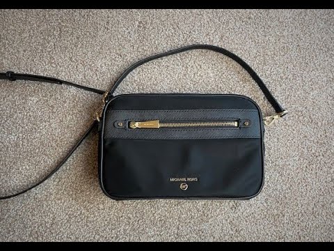 michael kors east west nylon crossbody