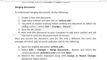 Merging documents changing ( MS Word: SESSION 10) Class 12th IT