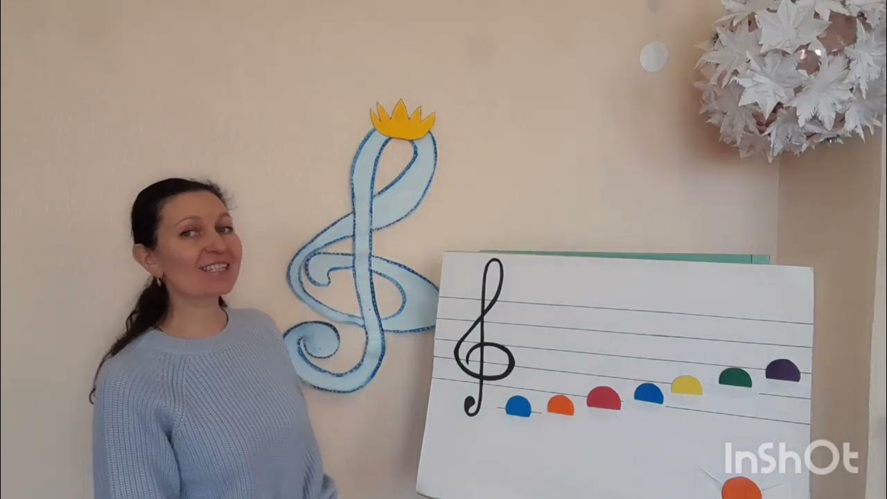 музичне заняття для старшого дошкільного віку"Веселі ноти" - YouTube
