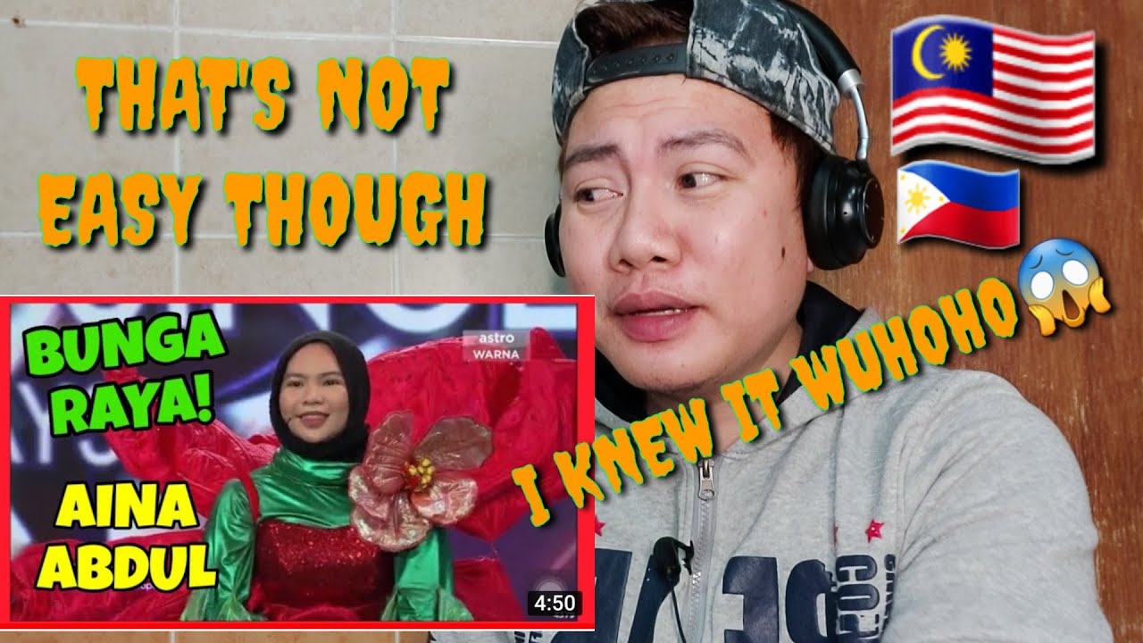 BUNGA RAYA - AINA ABDUL (LISTEN) THE MASKED SINGER 2020 | Gerald Solidor