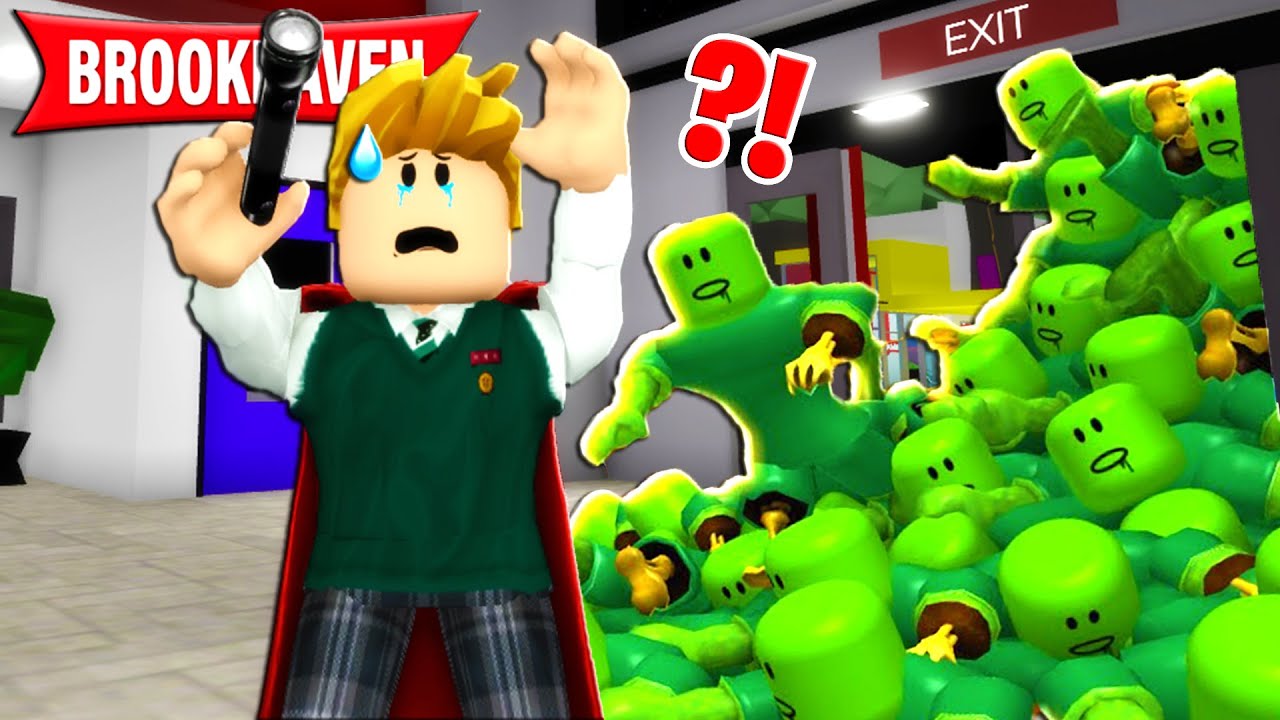 AUSBRUCH aus der ZOMBIE SCHULE in BROOKHAVEN! (Roblox Brookhaven 🏡RP | Story Deutsch)