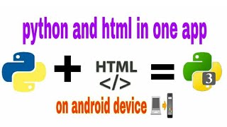 How to python in android device| python+html in one app\explained by ultra lion gaming