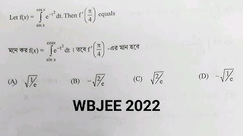 Test Video | WBJEE  2022 Paper Analysis| Problem based on Leibnitz Rule | Calculus