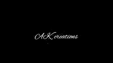 AK creations intro video