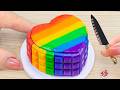 Amazing Rainbow Cakes Decorating Ideas | Satisfying Miniature Raibow Cakes By Petite Baker Yummy