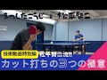 松平賢二選手によるカット打ちの3つの極意！【まつしたこうじx松平賢二　コラボ技術動画:特別編#1】