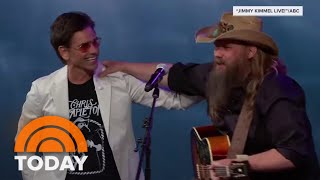 Watch John Stamos surprise Chris Stapleton as he sang about him