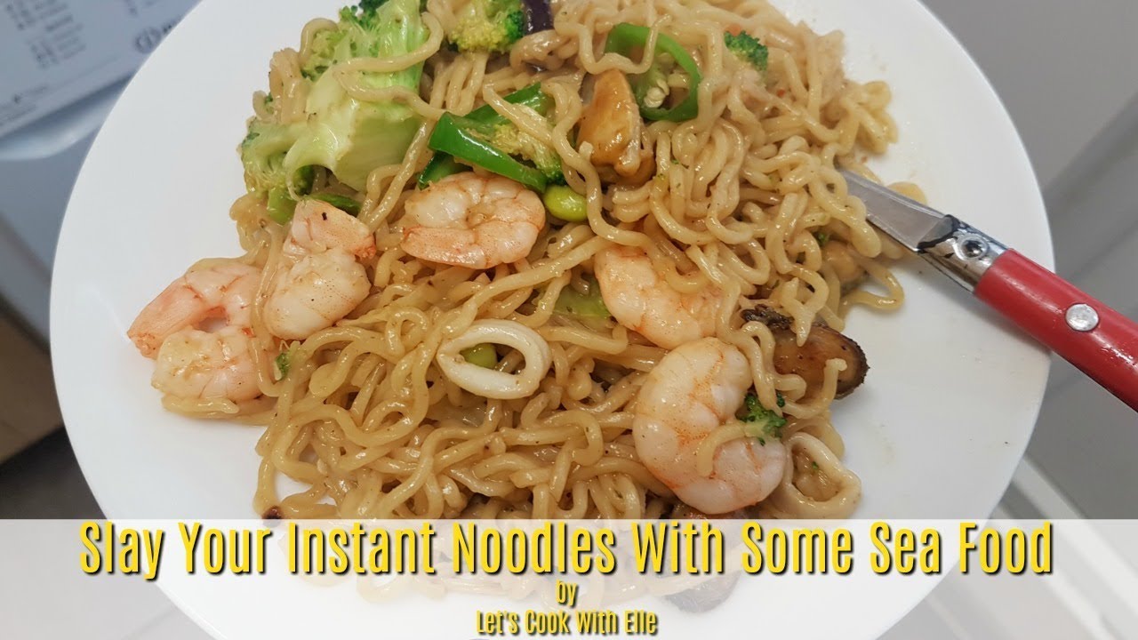 Indomie Instant Noodles Sea Food Recipe - YouTube