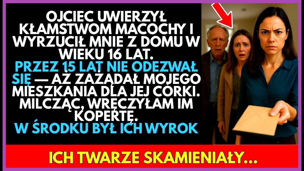 15 lat temu OJCIEC wyrzucił mnie na ulicę. Teraz żąda kluczy do mojego mieszkania...
