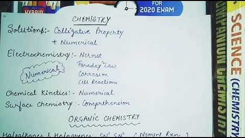 PSEB Class12 CHEMISTRY IMPORTANT QUESTIONS | PSEB BOARD EXAM