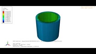 Abaqus CAE: Shrink-fitting of Neoprene (Synthetic Rubber)