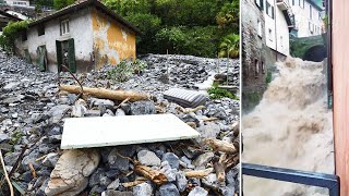 video: More than 60 people rescued after Italy's Lake Como hit by mudslides and floods