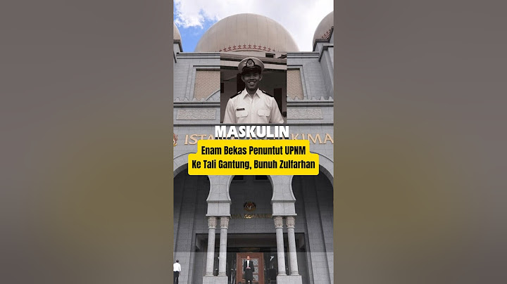 Enam Bekas Penuntut UPNM Ke Tali Gantung, Bunuh Zulfarhan